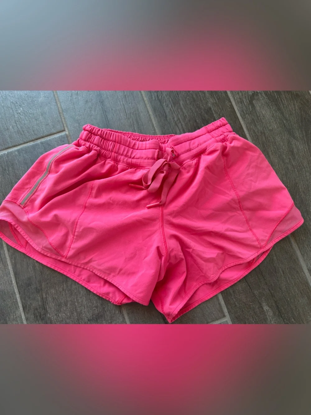 lululemon athletica Women's Athletic Shorts - Pink, Light Blue, Orange